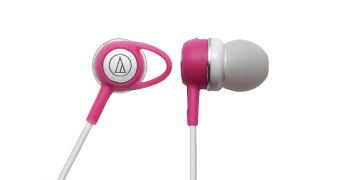 The Audio Technica ATH-CK52W ladies' headphones