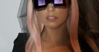 Lady Gaga wearing the GL20 Camera Glasses