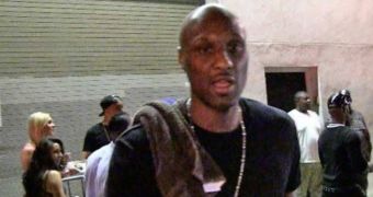 Lamar Odom looks upset as he's denied entrance to a club where Khloe Kardashian and French Montana were partying