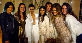 Lana Del Rey and the Kardashian – Jenner women at Versailles, ahead of Kim’s wedding