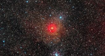 The star field around yellow hypergiant HR 5171 (center)