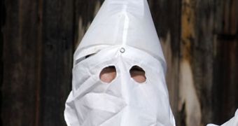 Two high-school students brought KKK robes to class for a project
