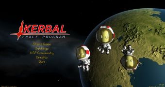 Kerbal Space Program main menu