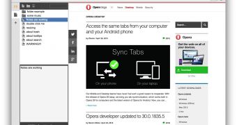 Opera 29 web browser