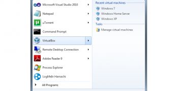 VBox Launch reads the virtual machines available in VirtualBox