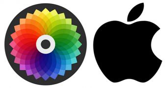 Color Labs and Apple logos