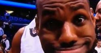LeBron James Videobombs Live Interview with Miami Heat Teammate