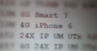 Alleged iPhone 6 listing at Vodafone UK