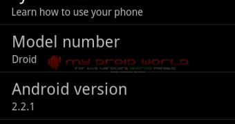 Leaked ROM available for Motorola DROID