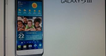 Possible official Galaxy S III leaked slide