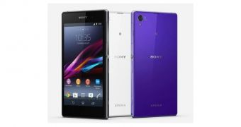 Allegedly leaked press photo of Xperia Z1
