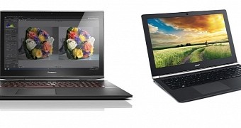 Current Lenovo and Acer gaming notebooks