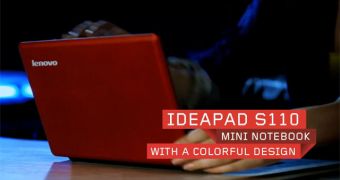 Lenovo IdeaPad S110 netbook with Intel Cedar Trail CPU