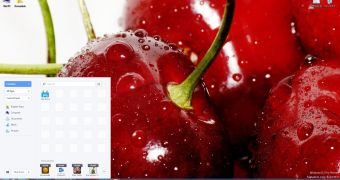 Pokki Start button running on Windows 8.1 Preview