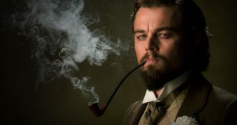 Leonardo DiCaprio as an evil slaver in “Django Unchained”