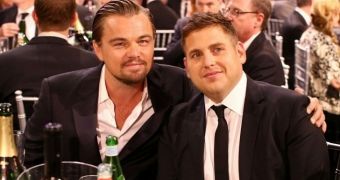 Leonardo DiCaprio and “Wolf of Wall Street” co-star (and good friend) Jonah Hill