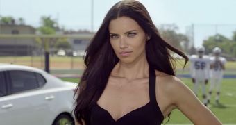 Adriana Lima is here to teach you a lesson in sports, so take a seat