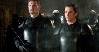 Liam Neeson as Ra's al Ghul in “Batman Begins,” the first film in Chris Nolan's trilogy