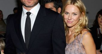 Liev Schreiber and partner of 6 years Naomi Watts; they also have 2 kids together