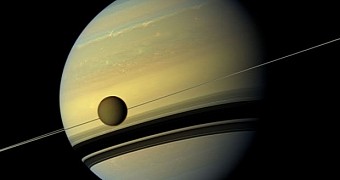 Titan is Saturn's largest moon
