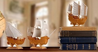 MakerBot 3D printed ships
