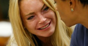 Lindsay Lohan reacts with disbelief and tears when hearing she has to do a 90-day jail sentence
