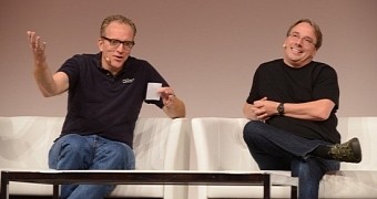Linus Torvalds at LinuxCON