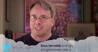 Linus Torvalds reads tweets