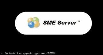 SME Server's boot menu