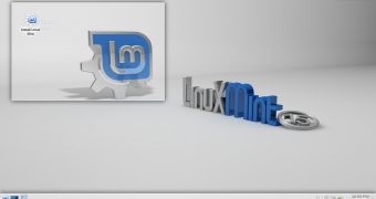 Linux Mint 15 KDE desktop