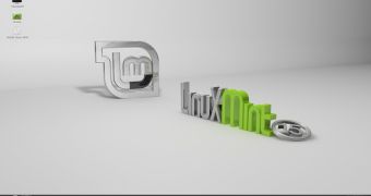 Linux Mint 15 RC desktop