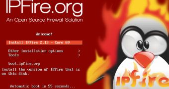 The new IPFire bootloader