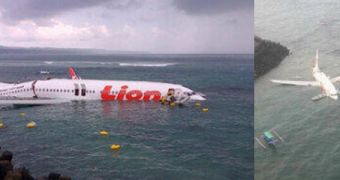 A Lion Air jet breaks apart, lands in the ocean in Mali