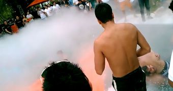 Liquid Nitrogen Pool Party Sends Man in a Coma in Mexico