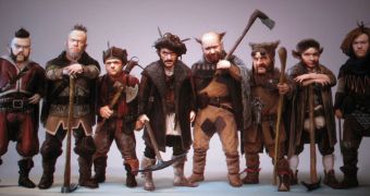 The 8 Dwarfs of “Snow White and the Huntsman” were normal-sized actors with digitally altered bodies
