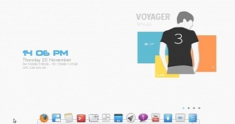 Live Voyager main desktop