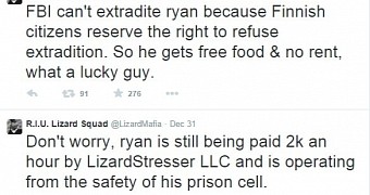 Lizard Squad annouces that member Ryan has been arrested