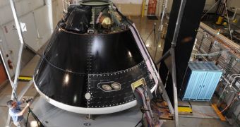 A successful pressure test on the Orion/MPCV crew module was recently completed at Lockheed Martin’s Waterton facility in Denver