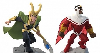 Loki and Falcon in Disney Infinity 2.0