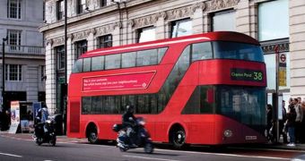 The improved Routemasters are up to 15% more fuel-efficient than the old hybrid buses