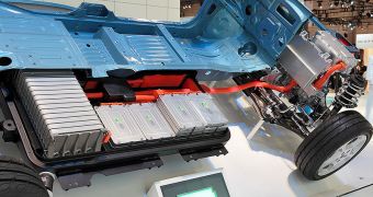 Nissan LEAF's battery pack