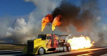 Lorry holds the record for the world's fastest full-size truck