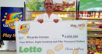 Ricardo Cerezo won the lottery in February, he only realized it in May