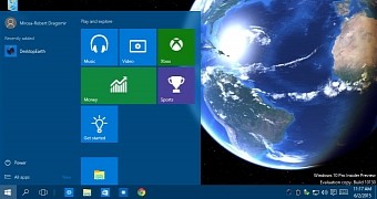 Windows 10 Earth animated wallpaper