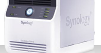The Synology DS410j home or small office NAS server