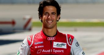 Lucas di Grassi Wins the First-Ever Electric Car Race in Beijing, China