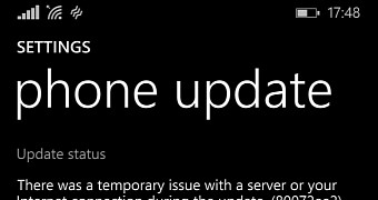 Windows Phone update checking