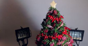 The edible Christmas tree idea is mouth-watering