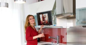 Luxurite Presents Cabinet Door Mirror TV with Wi-Fi