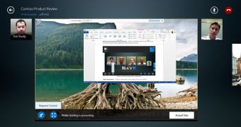 Lync is delivered to Windows 8.1 users through the Store